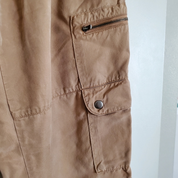 Banana Republic Tencel Soft Cargo Jogger Pants Slacks Trouser Casual Elastic S - Picture 3 of 7